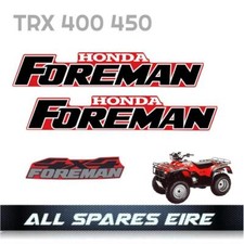 HONDA TRX400 TRX450 FOREMAN QUAD/ATV STICKERS DECAL KIT DECALS LOGOS