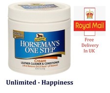 Absorbine Horseman's One Step Leather Tack Cleaner & Conditioner Cream 425g
