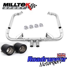 Milltek Exhaust Porsche Cayman 718 GTS 2.5T Stainless System Carbon SSXPO138