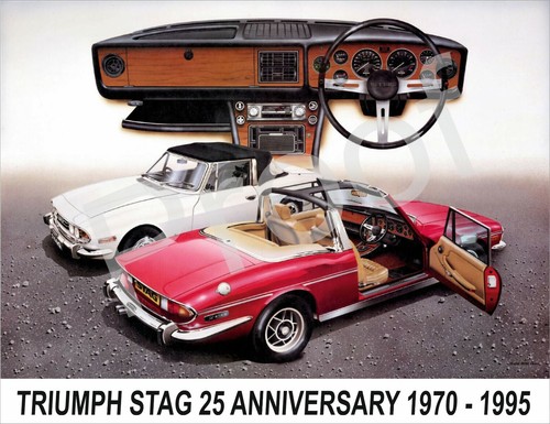 Triumph stag 1258 - sign, x