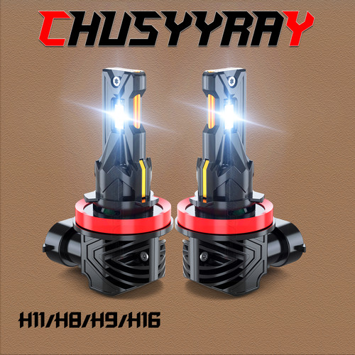 2pcs h11 car led 6000k - car,