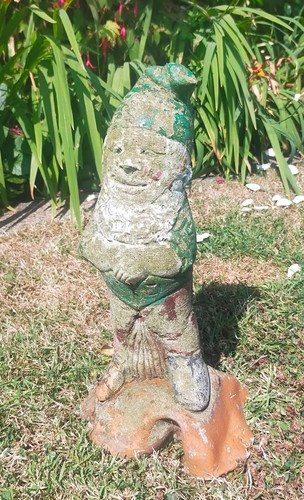Vintage concrete garden - vintage,