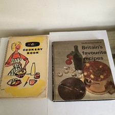 2 Vintage Recipe/Cookery Books Collectable 1960’s Prop Display