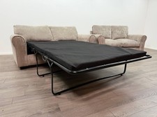 Taylor Fabric 2 & 2 Seater Sofa Bed Set – Beige