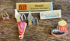McDonalds Enamel Pin Badges