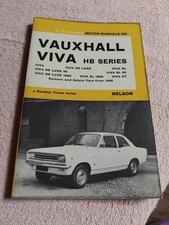 Vauxhall Viva HB Olyslager Owners Workshop Manual VGC SL 90 GT Brabham 1600