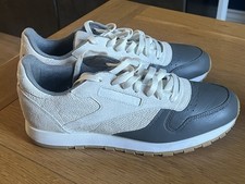 REEBOK CLASSIC LEATHER LS Chalk/ Alloy/ White-Gum Men’s Size 10 Brand New