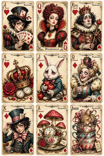 Whimsical wonderland playing - whimsical,