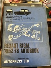 Autopress Ltd Reliant Regal