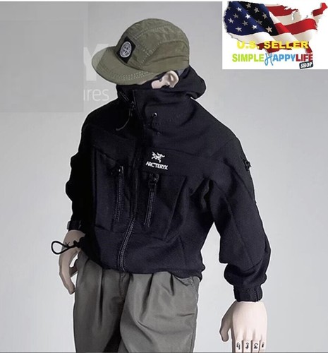 Male black hoodie - 1/6, jacket