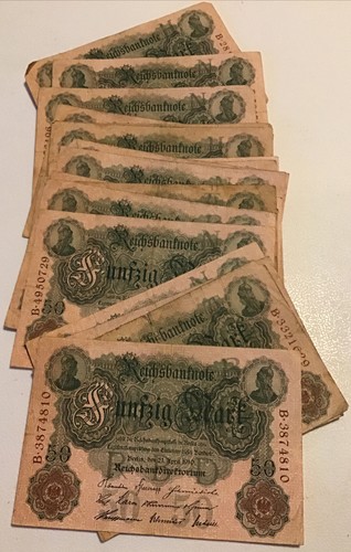 Lot germany banknotes - lot, x