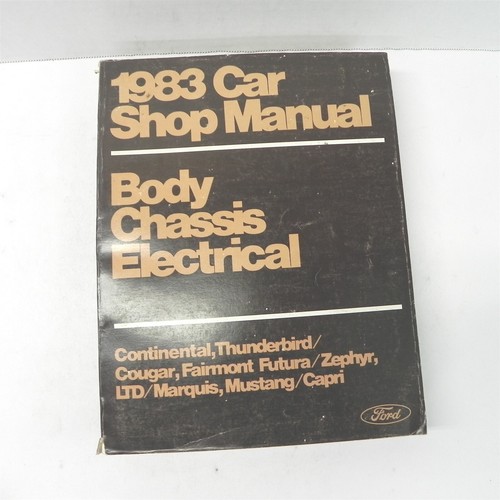 Vintage 1983 ford - ford, shop