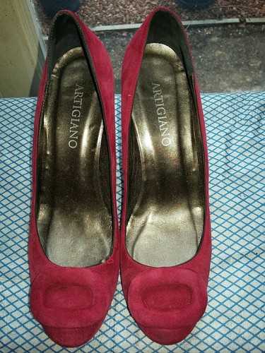 Artigiano ladies magenta suede - magenta,