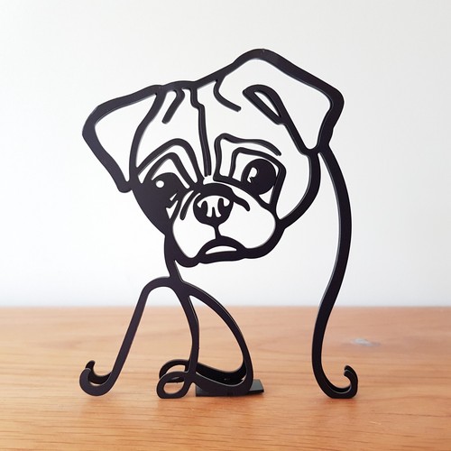 Minimalistic metal black cute - metal,