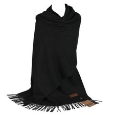 Elegant Plain Cashmere Scarf Shawl For Women Super Soft & Warm Ideal Winter Gift