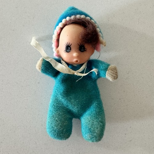 Vintage miniature baby - vintage, doll