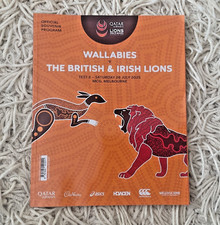 Wallabies v British and Irish Lions 2025 official 2nd Test programme, Melbourne