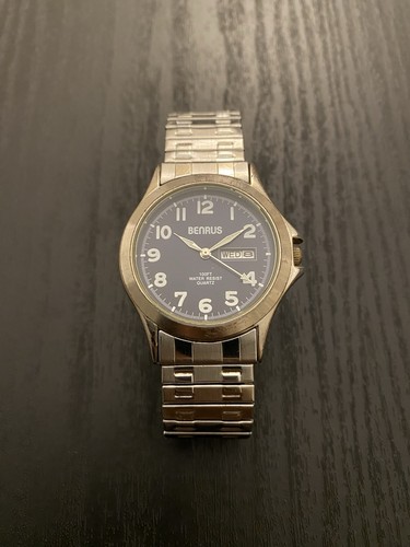 Benrus bn529 men day date - benrus,