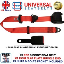2x Universal Red 3.5m Length 3