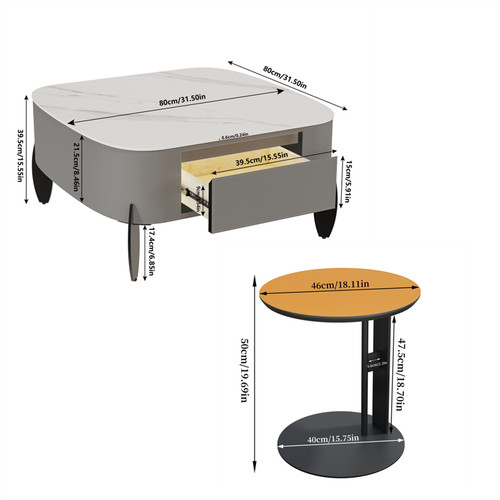 Coffee table set - set, of