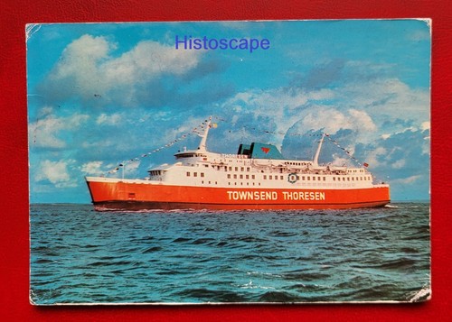 Postcard used viking car - viking,