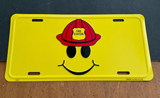 Smiley Face Fireman License