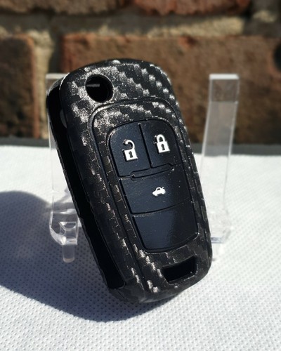 Silicone carbon key case - silicone, "carbon"