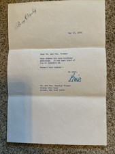 Signed Autographed Bing Crosby