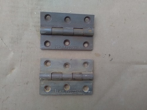 Pair antique 3 inch - pair, of