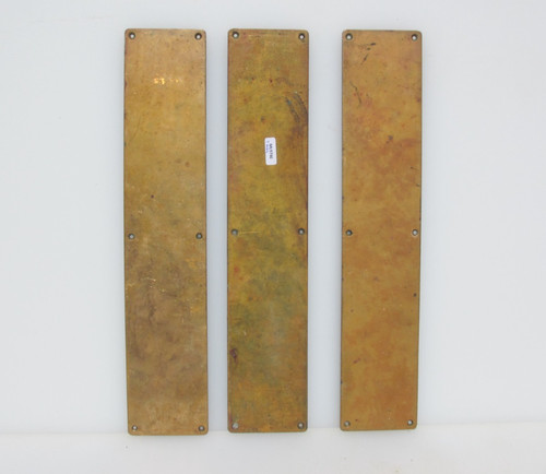 Antique bronze finger plate - antique,
