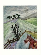 Peter Doig, Barn Horse 1986