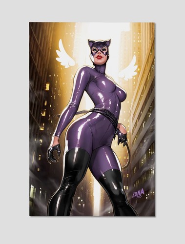 Catwoman gotham premium giclee - gotham,