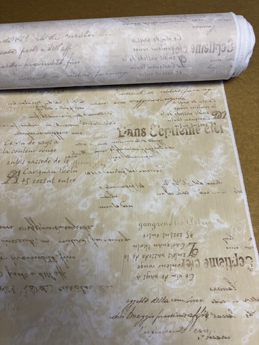 Metres beige writing script - 5,