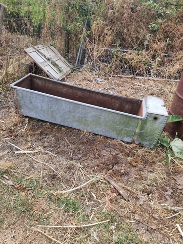 Vintage galvanised riveted - galvanised,