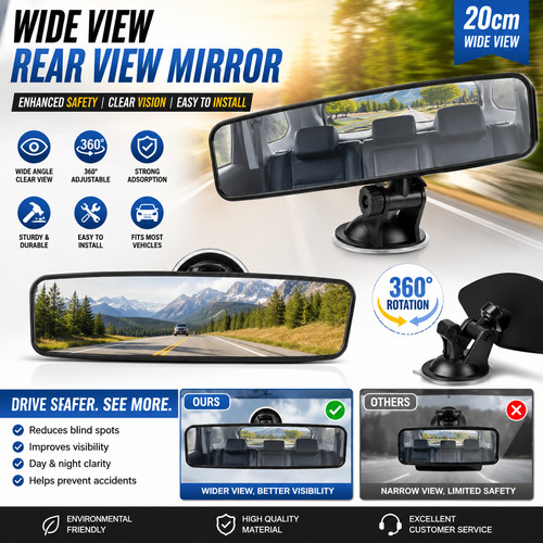 Car rear view mirror - view, mirror,car
