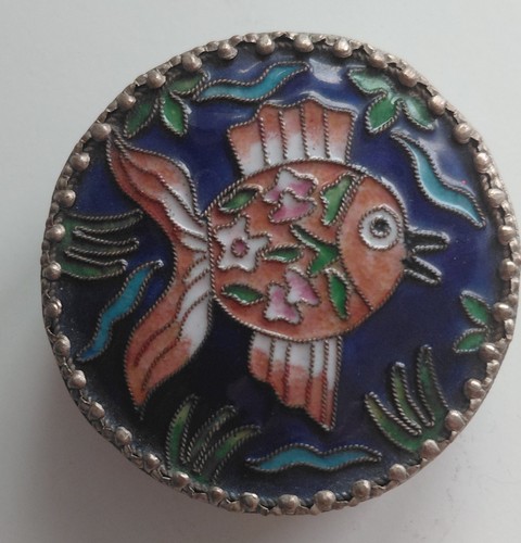 Vintage cloisonné enamel - vintage,