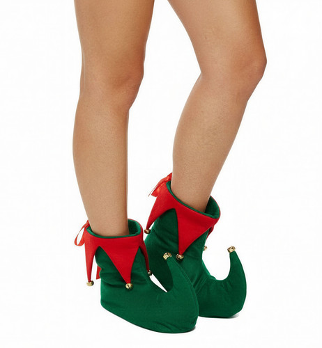 Adult deluxe elf boots one - elf, (one