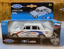 Lada 2106 Rally – 1:43 Welly Diecast Model – Boxed Russian Racing Car – Soviet