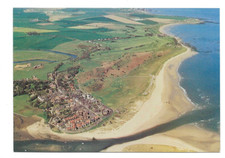 Alnmouth to Seaton Point : Northumberland Coastline: aerial view