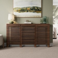 Radiator Cover Walnut Modern