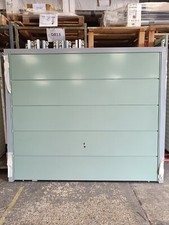 Garador Ascot 8'0" x 7'0"  Framed Retractable Garage Door Chartwell Green