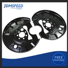 NEW Pair Rear Brake Disc Back Plates For VW Golf MK2 MK3 Corrado GTI VR6 16V G60