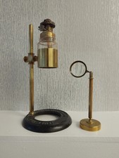 James how brass microscope - brass,