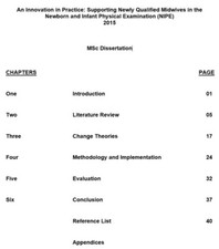 Midwifery / Nursing MSc Level