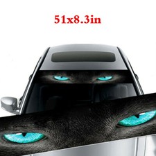 Blue Eye Graphic Banner Decal