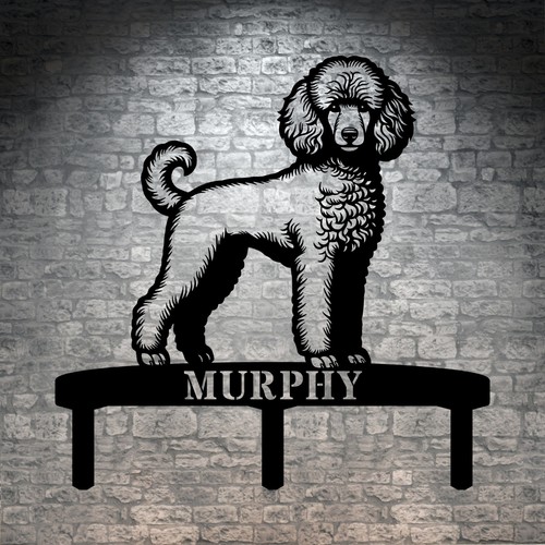 Personalized poodle garden - personalized,