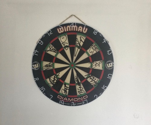 Metal dartboard round sign - metal,