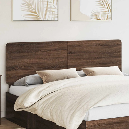 Headboard brown oak engineered - brown,