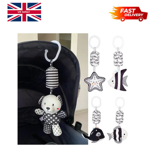 Baby pram hanging toy black - baby,