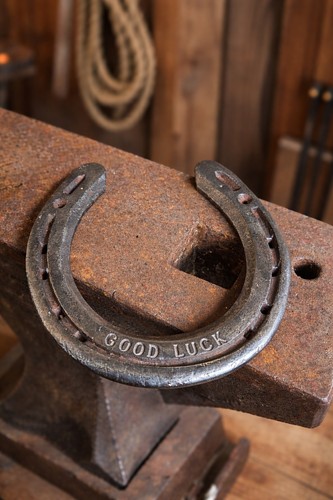 Hand stamped engraving - stamped, lucky